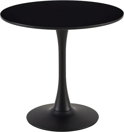 Moderne ronde eettafel voor keuken, woonkamer en balkon - 70x70cm