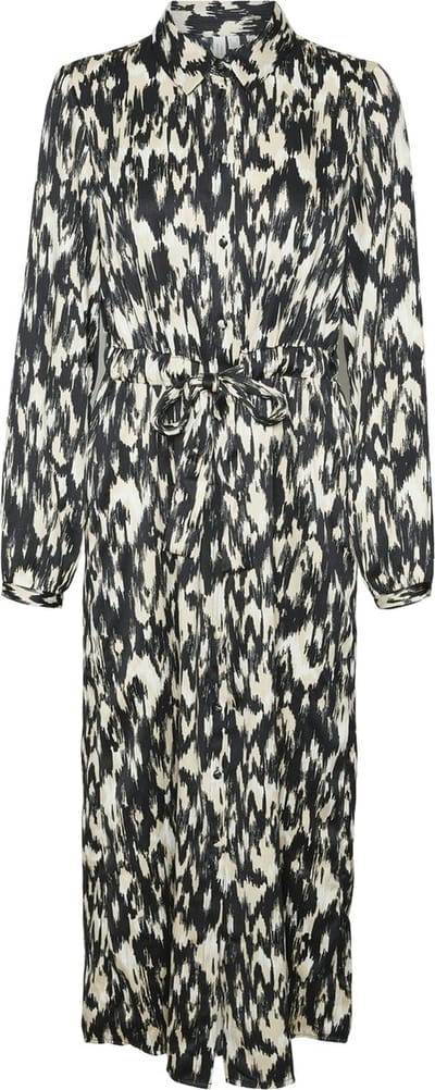 VERO MODA - VMMINA L/S 7/8 SHIRT DRESS WVN BTQ GA - Dames - Maxi jurken