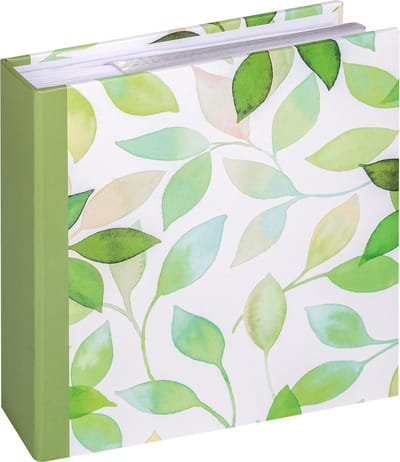 Walther ME-363-A Season - Memo insteekalbum - Formaat 22 x 22 cm - Witte pagina's - 200 foto's 10x15 cm - Green