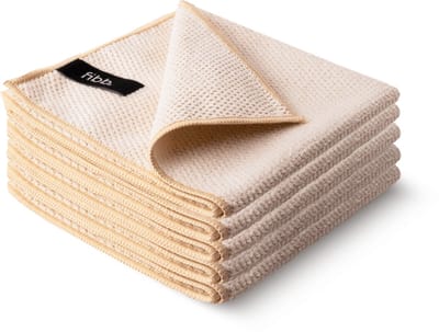 Fibb - 5-Pack - Microvezeldoekjes - Vaatdoekjes - Schoonmaakdoeken - Barista - 34x34cm