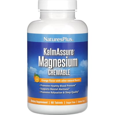 Kalmassure Magnesium Kauwtabletten, Sinaasappelsmaak, 60 Tabletten