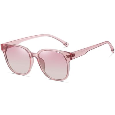 Nieuwe Trendy Vierkante Zonnebril Volledig Montuur Tr90 Gepolariseerde Zonnebril Tac Zonnebril Dames Straat Opname Bril