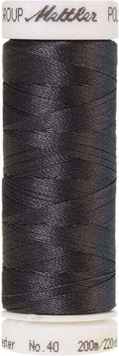 AMANN POLYSHEEN NAAI-BORDUURGAREN, COL 0132 GRIJS, 200M, PER STUK.