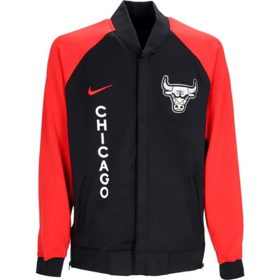College-sweatshirt voor heren Nba City Edition Showtime Dri-fit jack met volledige ritssluiting Chibul Zwart