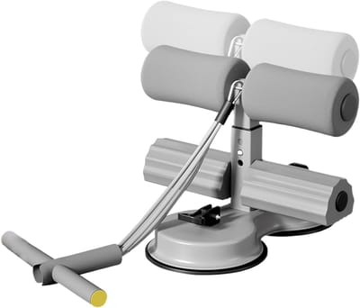 Ab Trainer Hulpstuk - Buikspier Trainer - Core Training - Verstelbare Hoogte - 27 cm - Grijs