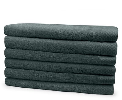 Eleganzzz Handdoeken Set - Set van 6 - Badhanddoeken 70x140cm - Badlakens - Handdoek - 420 gr/m2 - 100% Katoen - olive green