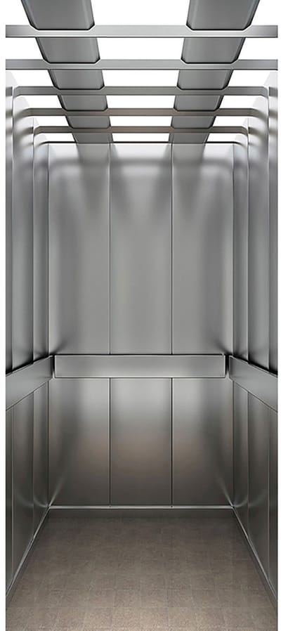 Deur behang Elevator Livingwalls 473721 Grijs Wit Selbstklebefolie 91 x 211 cm Fotobehang