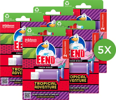 Wc-Eend Fresh Discs Navul Duo Tropical Adventure