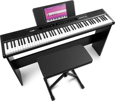 MAX RhapsodyDP88P Digitale Piano set met meubel en keyboardbankje - 88 aanslaggevoelige toetsen