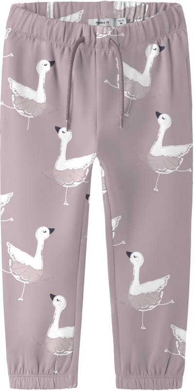 NAME IT - NMFSWANA SWEAT PANT BRU - Meisjes - Broeken