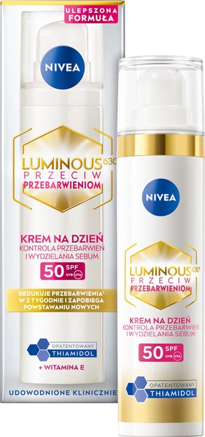 NIVEA CELLULAR LUMINOUS630 - Dagcrème - SPF 50 - Tegen verkleuringen - Voor gevoelige huid