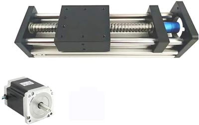 Lineaire Stage Actuator - Lineaire Tafel Slide - CNC Machines Bouwen - Hoge Precisie Beweging - 120mm Effectieve Loop - Zilver
