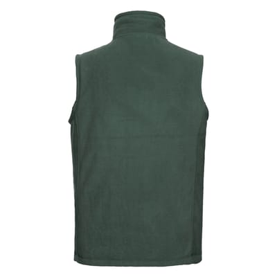 Russell Heren Fleece Outdoor Gilet (Fles groen)