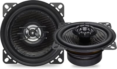 Auto Speaker Set - Autospeakers Set - Muziek Luisteren - 2-Weg Coaxiaal - 10 cm - Zwart