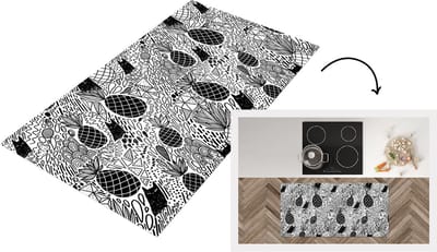 Keukenloper - Loper keuken - Patronen - Jungle - Fruit - 120x60 cm - Keukenloper vinyl