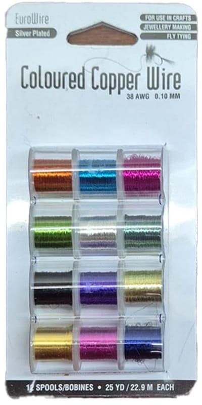 0.1 mm Gekleurd Koperdraad 12 Kleuren