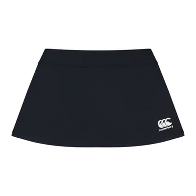 Canterbury Dames/Dames Club Effen Skort (Zwart)
