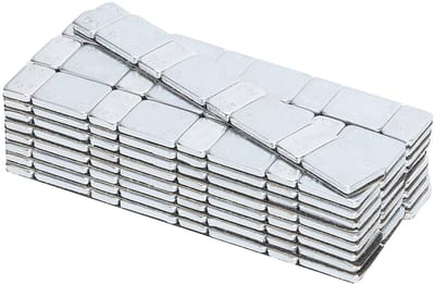 Dailygoods- Gewicht Balancer 60g - Zelfklevende Gewichten - 5g/10g - Roestbestendig - Plakband - Duurzaam Materiaal - Wielgewicht