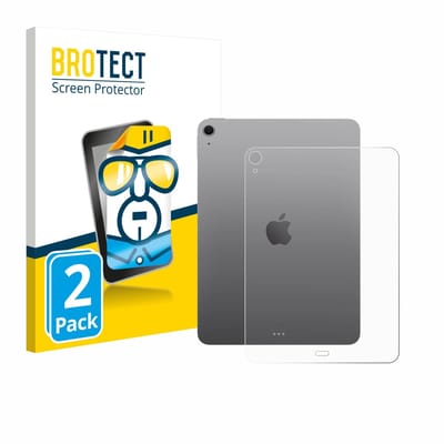 BROTECT - Screenprotector voor Apple iPad Air 11" M3 WiFi 2025 (Achterkant) - Folie Beschermfolie transparant 2 Stuks