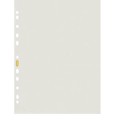 Elba folderhoezen, voor DIN A4, gerecycled polyetheen, 80µm, generfd, transparant, 100 stuks