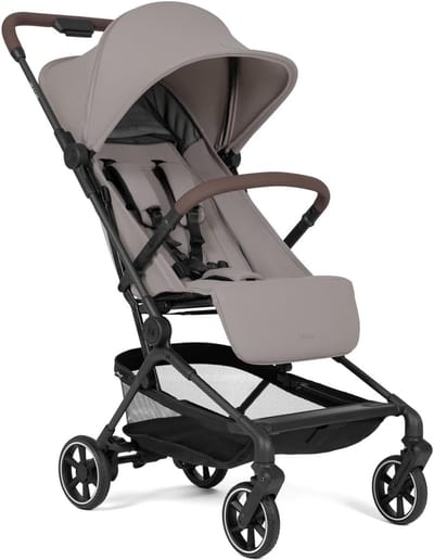 Lichtgewicht Buggy - Reisbuggy Compact - Reizen met Kinderen - Eenhands Inklapbaar - Handbagage Formaat - Zandkleurig