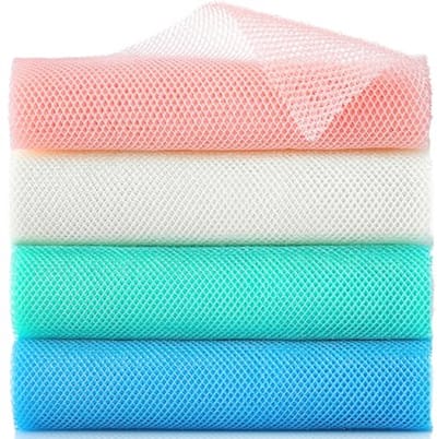 4 stuks Exfoliërende Netten - Lange Sponzen voor Douche en Bad