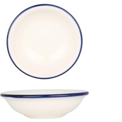 Bonna Serveerschaal - Linea Blue - Porselein - 13 cm (220cc) - set van 2