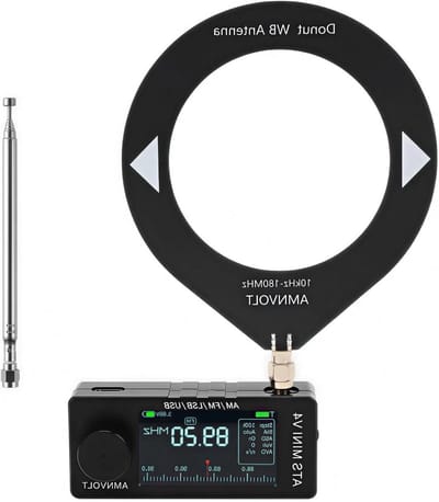 Draagbare Radio Ontvanger - Kortegolf Radio - Signaal Ontvangst - IPS Kleurenscherm - 1.9 Inch Scherm - Zwart
