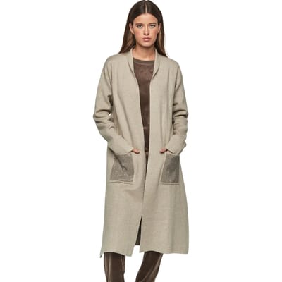 Langdurige jas met glanzende zakken voor dames Selmark PC1 Style ADD