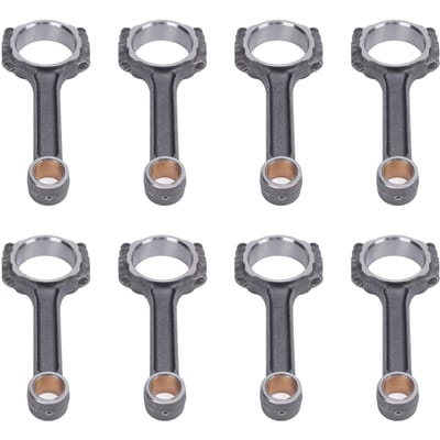 8 stuks I-balk Drijfstangen 6,000 inch 2,100 inch 0,927 inch Bronzen Bus 5140 Chromoly Staal PC41109 Vervanging voor SBC 350