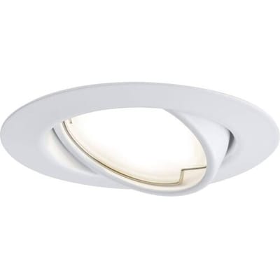 LED-inbouwlamp Base Coin Enkele lamp zwenkbaar rond 90 mm 20° Coin 5W 370lm 230V 3000K Wit