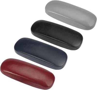 Famanu – Set van 4 harde brillenkokers – Draagbare hardcase etuis voor dames, heren en kinderen – Geschikt voor sport- en leesbrillen