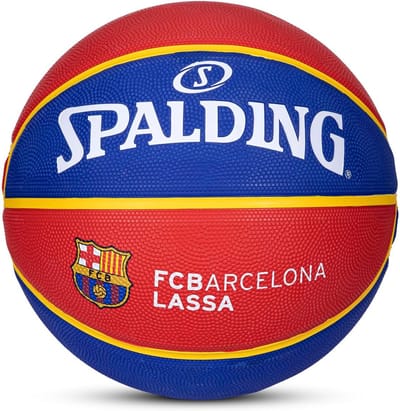 Basketbal van Rubber, Maat 7 voor Volwassenen, Rood/Blauw
