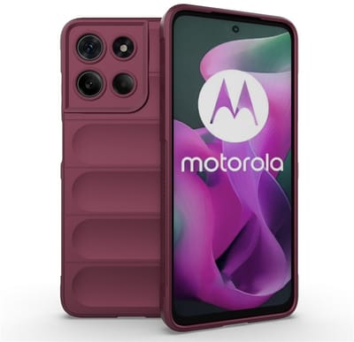 Coverup Hoesje - Geschikt voor Motorola Moto G15 / G17 (Power) Hoesje - Coverup Hands-On Rugged Back Cover - Bordeaux