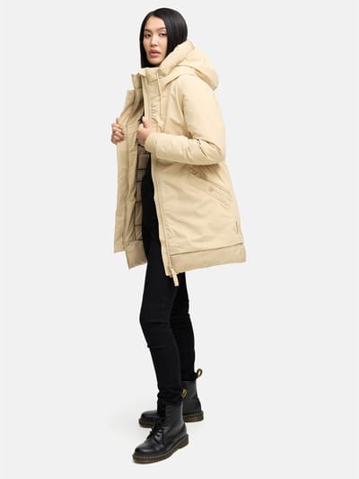 Navahoo dames winterparka WINTERPRINZESSIN met capuchon & vrouwelijke pasvorm