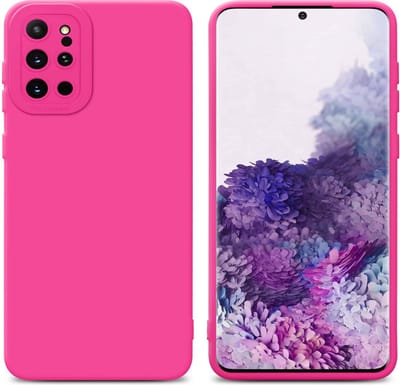 Cadorabo Hoesje geschikt voor Samsung Galaxy S20 PLUS in FLUID HOTPINK - Beschermhoes gemaakt van flexibel TPU silicone Cover Fluid Case