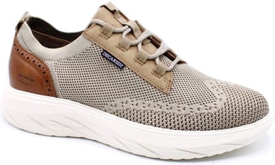 Decarsdz® Heren Schoenen - Nette Schoenen - Veterschoenen - Lichtgewicht - Sneakers Heren - Beige - Maat 40
