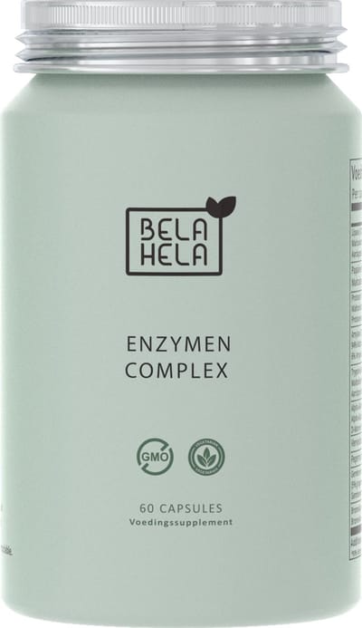 Bela Hela Enzymen Complex - 60 vegetarisch capsules - duurzame aluminium verpakking
