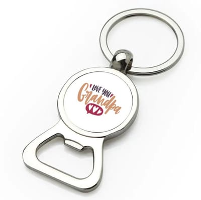 Akyol - i love you grandpa flesopener - Opa - opa - cadeautje - kado - verjaardag - geschenk - 9 bij 3 cm