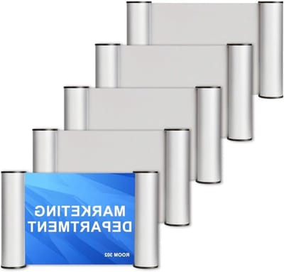Deurbordjes Kantoor - Informatiebordjes - Ruimtes Markeren - Aluminium Frame - A6 Formaat - Geel
