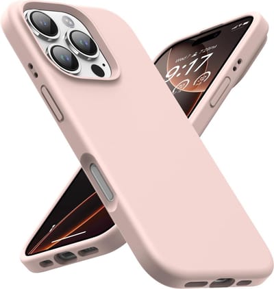 Arara Hoesje Geschikt voor iPhone 16 Pro Hoesje Siliconen - liquid Backcover - Zand