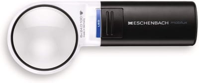 Krachtige handloep met LED-verlichting en verwisselbare kleurfilters