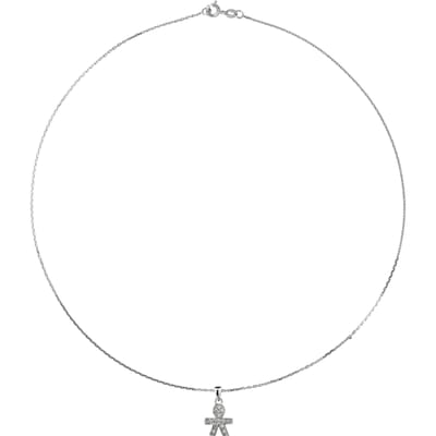 Garcon Necklace Serti Silver Zirkoniumoxides 925 - Jongen