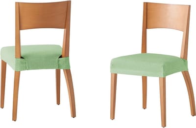 Stoelhoezen Set - Zittinghoezen Beschermers - Meubels Beschermen - Antislip en Verstelbaar - 40-50 cm Zitbreedte - Grijs