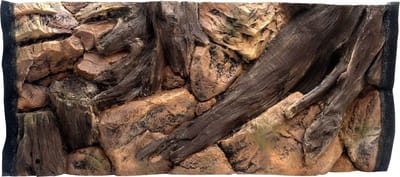 Ceramicnature Achterwand Aquarium Root 116 Cm Polyeste. Bruin
