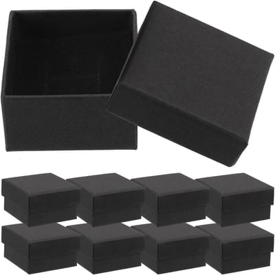 10-delige papieren sieradenbox voor ringen, oorbellen, armbanden en kettingen, ideaal voor cadeauverpakking