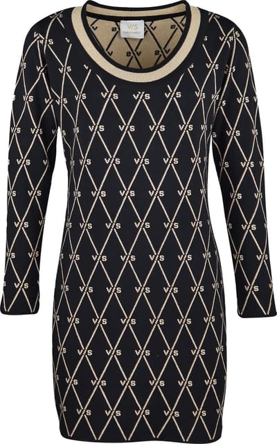 Verysimple • korte zwarte wollen jurk • maat S