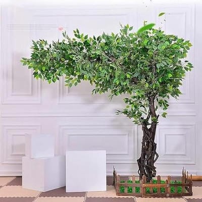 Kunstmatige Bananenboom - Nep Groene Plant - Tuindecoratie - Realistisch Uiterlijk - Groot formaat - Groen