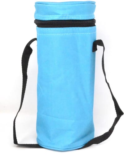 Koeltas, 3 l, blauw, met riem voor strand en camping