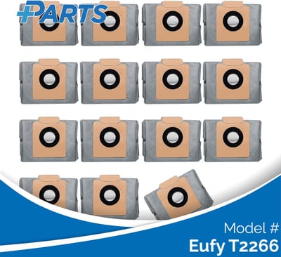 Eufy T2266 Stofzakken (15 Stuks, Plus.Parts® alternatief voor T29F70A2)